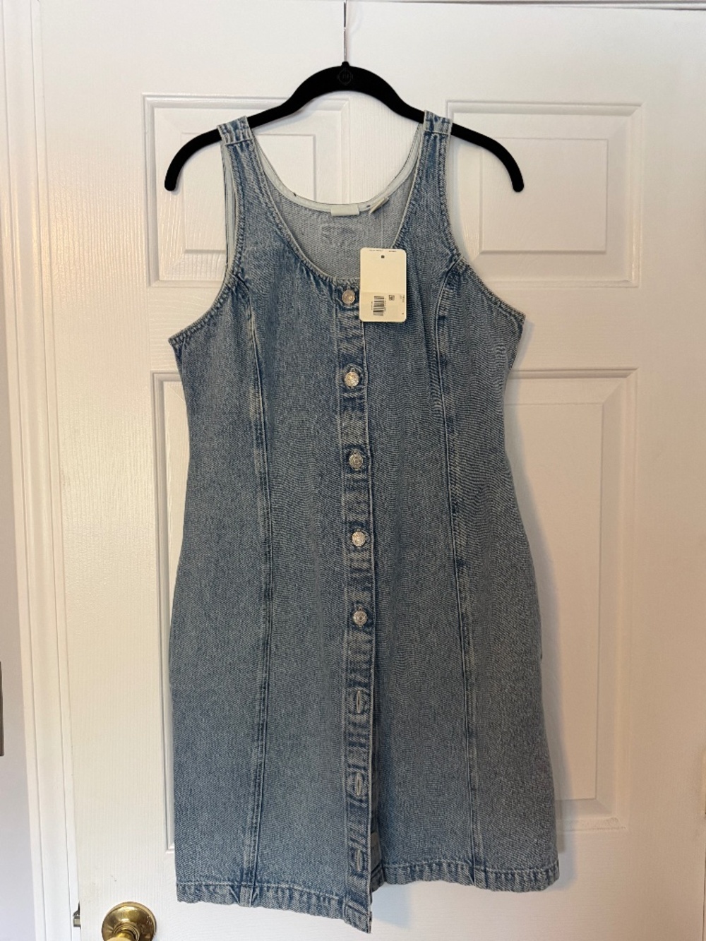 Levi's Denim Button-Front Dress, L, NWT, $69.50 retail